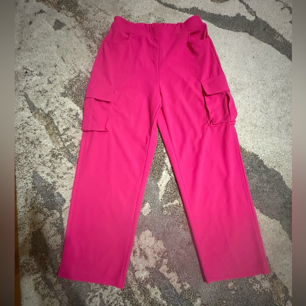 Women's Pink Cargo Pants Size 0XL